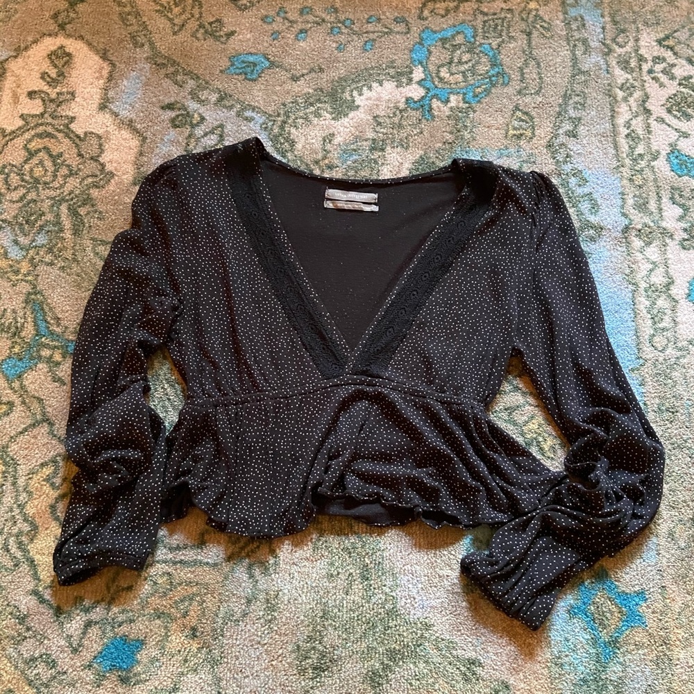 Urban Outfitters black and white blouse